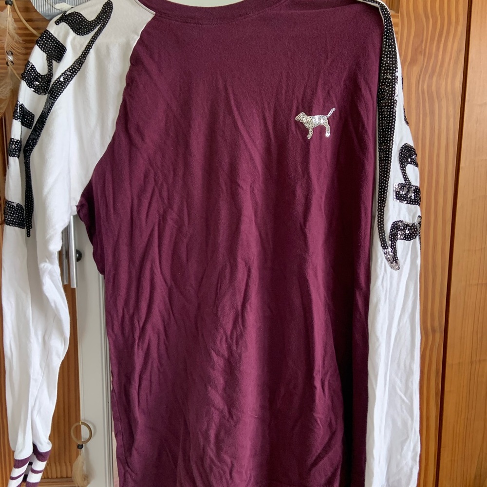 PINK LONG SLEEVE T-SHIRT